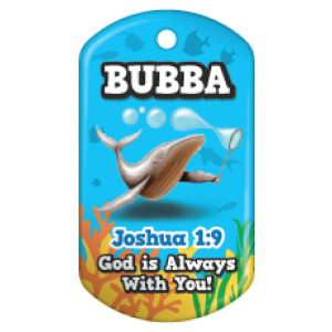 Custom Dog Brag Tag - Bubba Joshua 1:9