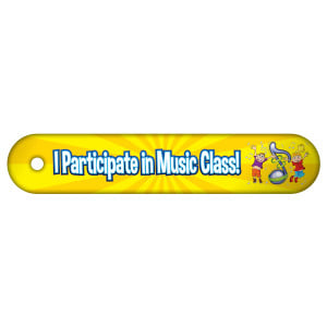 Custom Inline Brag Tags - I Participate in Music Class