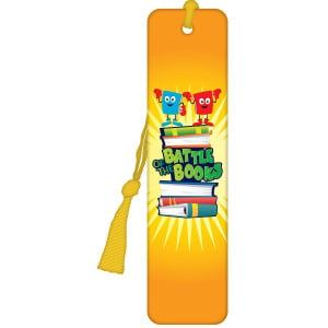 Bookmark with Gold Tassel - Battle Of The Books