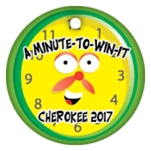 Custom Circle Brag Tag - A Minute To Win It
