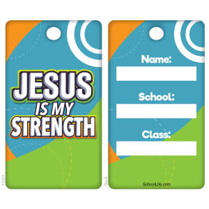 Badge Tag - Jesus Is My Strength