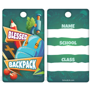 Badge Tag - Blessed Backpack