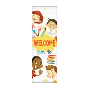 Classroom Door Banners (1' x 3') - Welcome Students