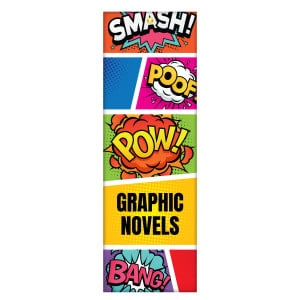 Classroom Door Banners (1' x 3') - Graphic Novels