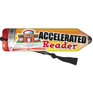 Pencil Bookmark with Black Tassel - Accelerated Reader