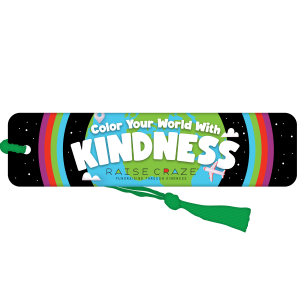 Raisecraze Bookmark - Color Your World With Kindness