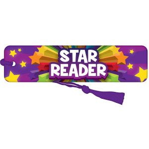 Bookmark with Purple Tassel - Star Reader (Starburst)