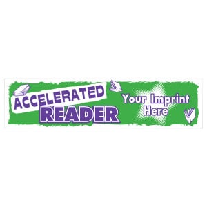 Custom Two-Color Bumper Sticker Decal - Accelerated Reader