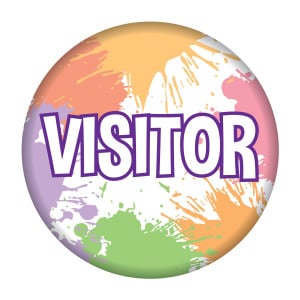 Metal Button - Visitor