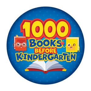 Metal Button - 1000 Books Before Kindergarten