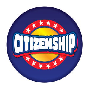 Metal Button - Citizenship