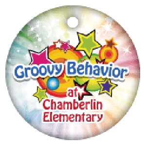 Custom Circle Brag Tag - Groovy Behavior at...