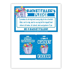 Easy Peel Badge - Bucket Filler's Pledge