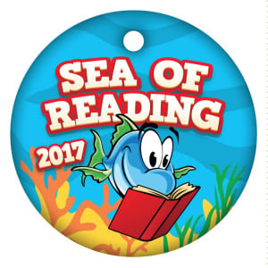 Custom Circle Brag Tag - Sea of Reading 2017