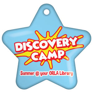 Custom Double Sided Star Brag Tag - Discovery Camp