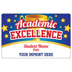 Custom Magnetic Plaque - Academic Excellence (Trophy)