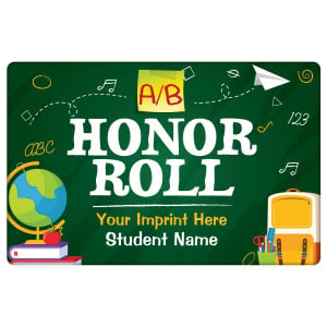 Custom Magnetic Plaque - A/B Honor Roll (Chalkboard)