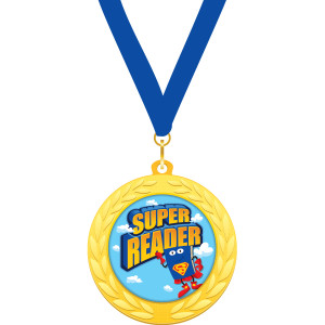 Gold Medallion - Super Reader