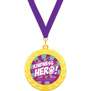 Raise Craze Gold Medallion - Kindness Hero