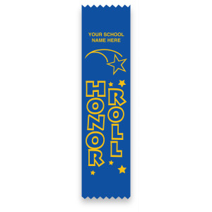 Imprinted Flat Ribbon - Honor Roll