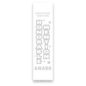 Imprinted Flat Ribbon - Honorable Mention Award
