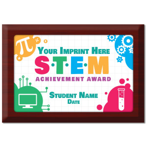 Custom Plate Plaque - STEM Achievement Award