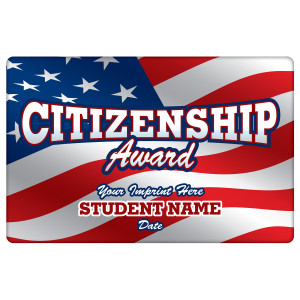 Custom Magnetic Plaque - Citizenship Award