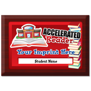 Custom Plate Plaque - Accelerated Reader