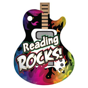 Guitar Brag Tag - Reading Rocks
