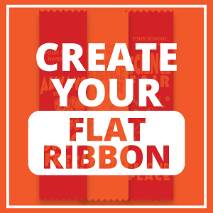 Custom Flat Ribbon - School