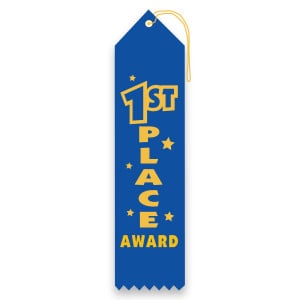 Carded Ribbon - 1st Place Award