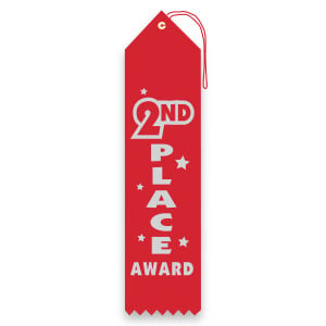 Carded Ribbon - 2nd Place Award