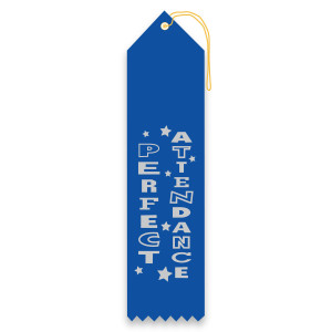 Carded Ribbon - Perfect Attendance 2