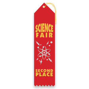 Carded Ribbon - Science Fair, 2nd Place