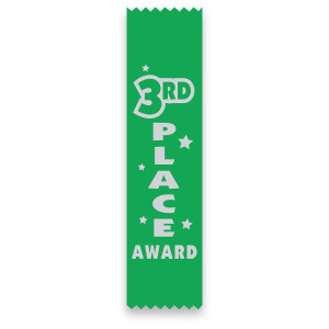 Flat Ribbon - 3rd Place Award