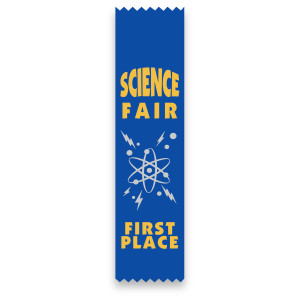 Flat Ribbon - Science Fair, 1st Place