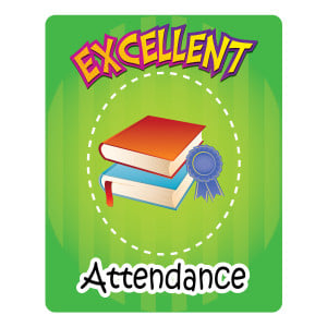 Picture Frame Magnet- Excellent Attendance