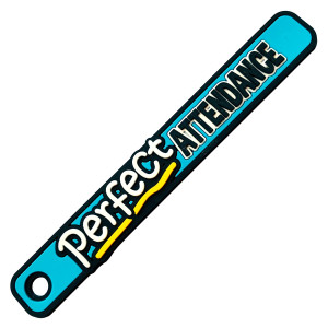 Brag Stick - Perfect Attendance (Blue)