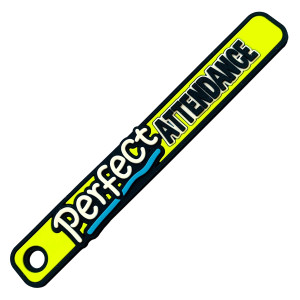 Brag Stick - Perfect Attendance (Lime Green)