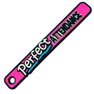 Brag Stick - Perfect Attendance (Pink)