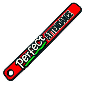 Brag Stick - Perfect Attendance (Red)
