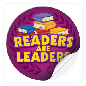 Round Sticker - Readers Are Leaders