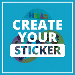 Custom Round Sticker - School