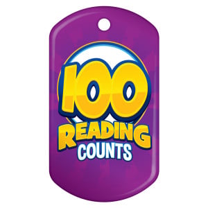 Dog Brag Tag - Reading Counts 100 Points