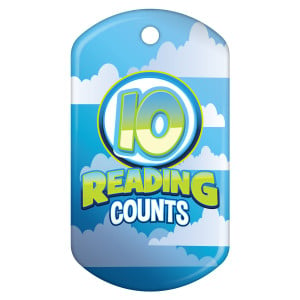 Dog Brag Tag - Reading Counts 10 Points