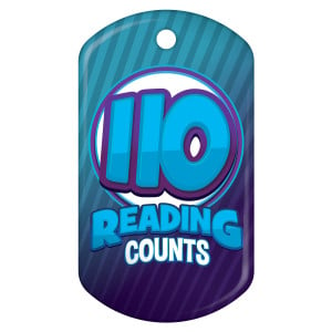 Dog Brag Tag - Reading Counts 110 Points