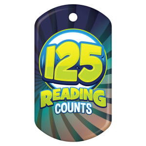 Dog Brag Tag - Reading Counts 125 Points