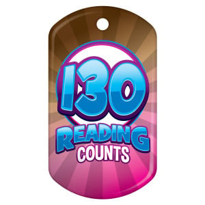 Dog Brag Tag - Reading Counts 130 Points