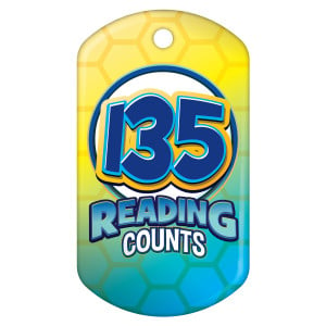 Dog Brag Tag - Reading Counts 135 Points