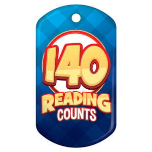 Dog Brag Tag - Reading Counts 140 Points